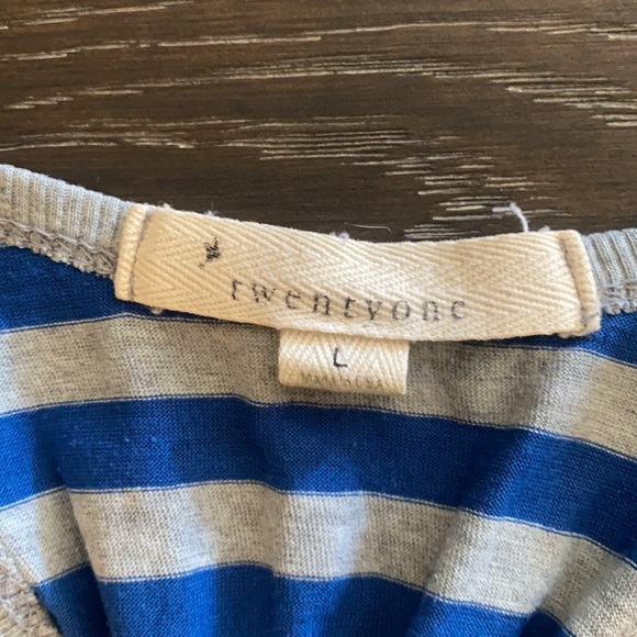 Striped racer back tank top - Picture 4 of 4